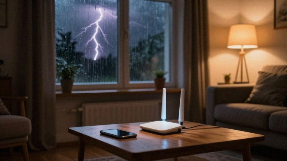 Jak działa internet mobilny podczas burzy?