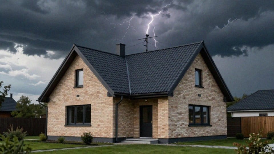 Co się dzieje, gdy piorun uderzy w budynek?