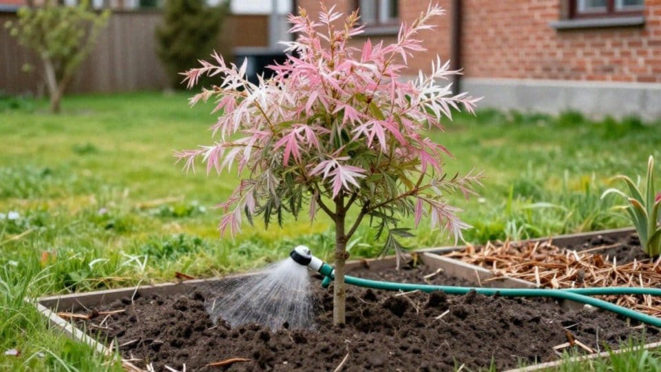 Jak podlewać wierzbę hakuro po posadzeniu?