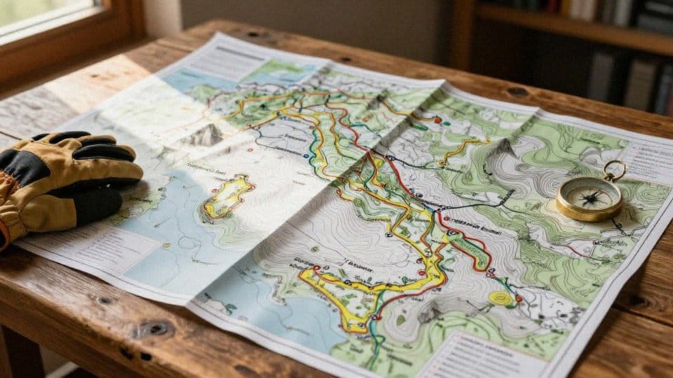Jak odczytywać szlaki i via ferraty na mapie Dolomitów?