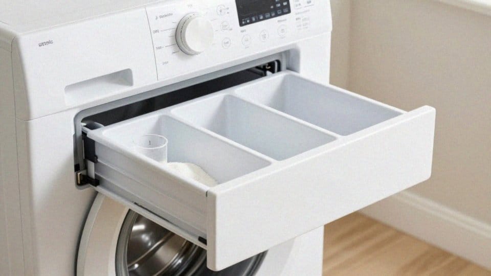 Gdzie wsypać detergent przy praniu wstępnym?