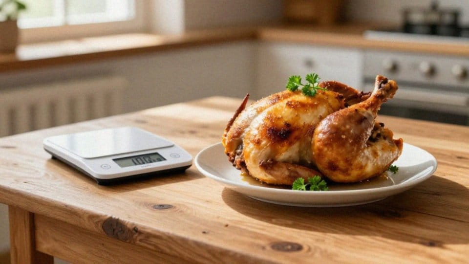 Ile kalorii ma kurczak z rożna na 100 g?