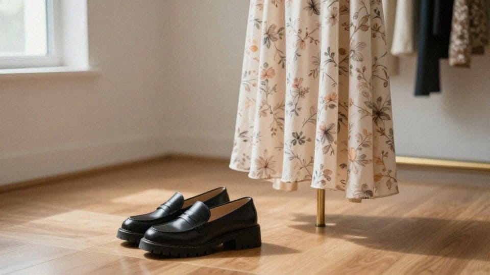Jak nosić mokasyny do spódnic i sukienek?