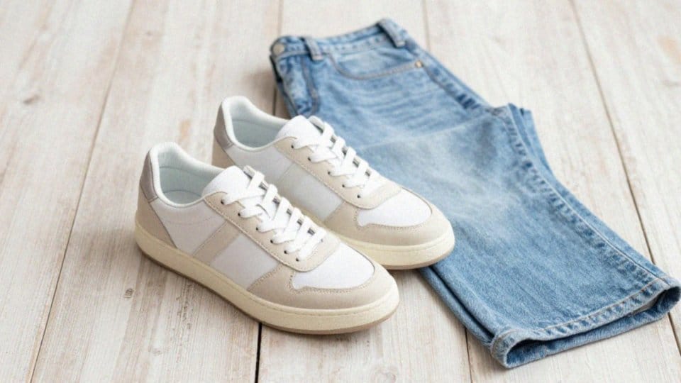 Jak nosić sneakersy do dzwonów na co dzień?