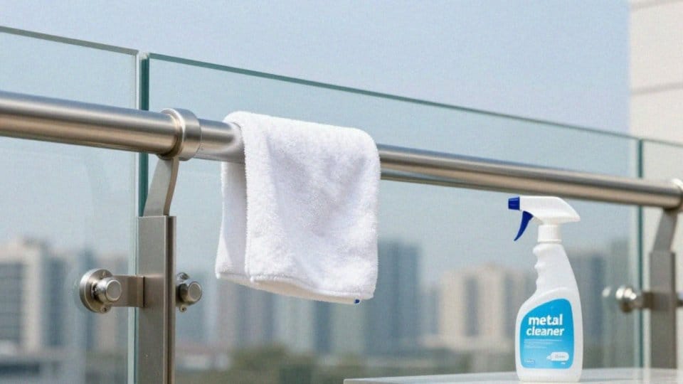 Jak czyścić elementy montażowe i balustradę?