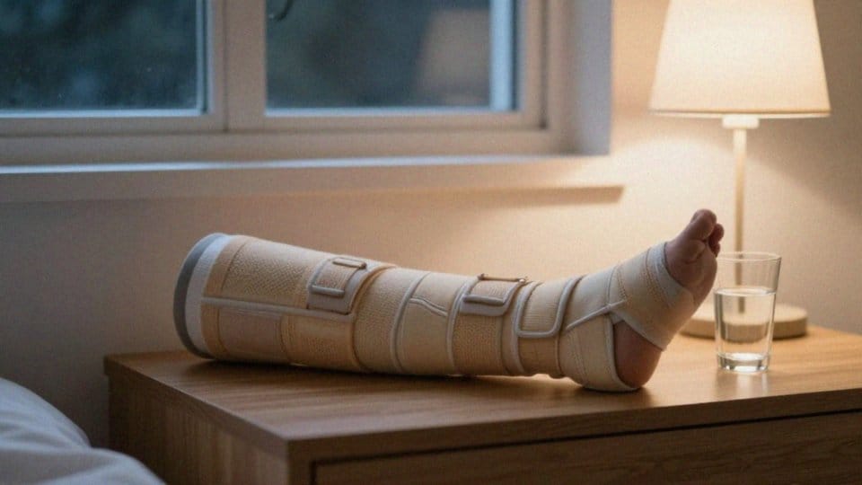 Czy ortezę można zdejmować na noc?