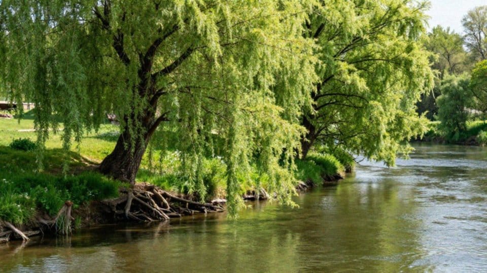 Jak wierzba ogranicza erozję i umacnia brzegi?