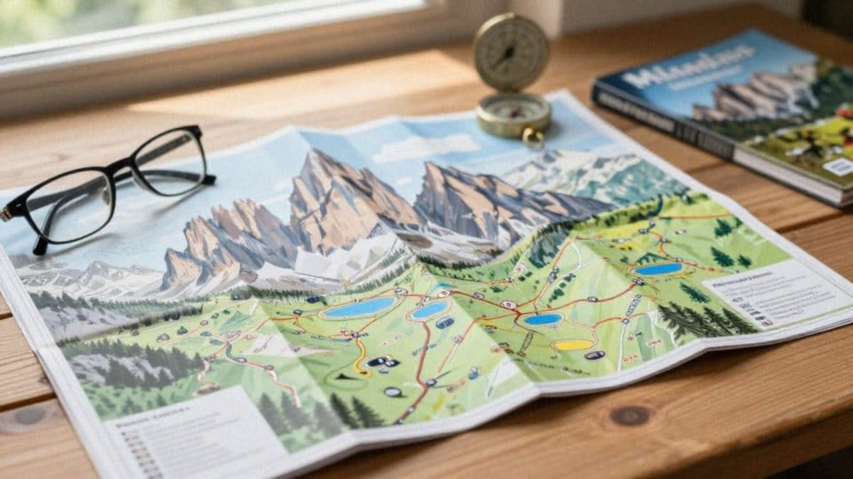 Jak znaleźć najważniejsze atrakcje na mapie Dolomitów?