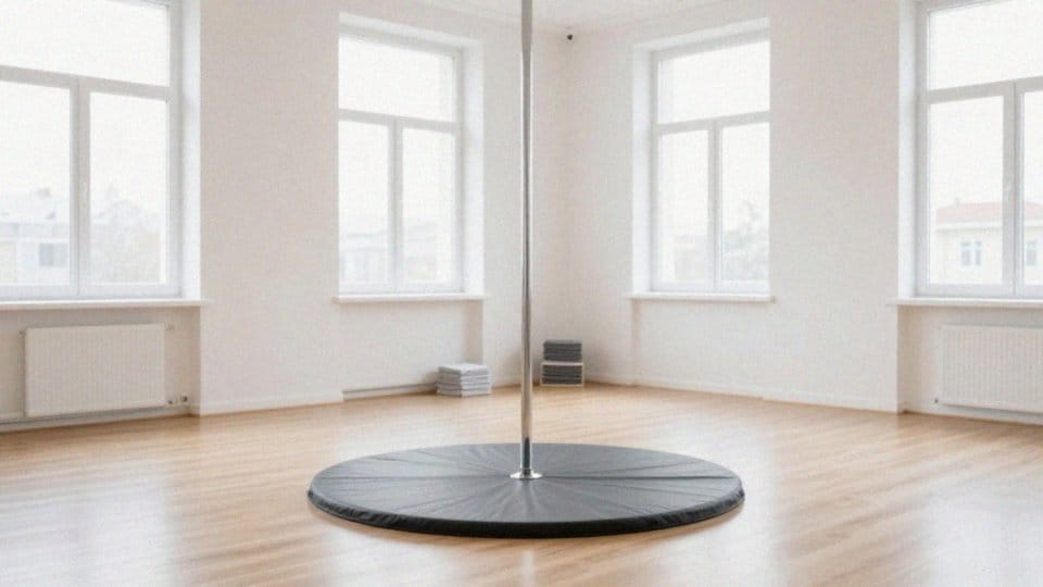 Ile miejsca wokół rury do pole dance trzeba zachować?