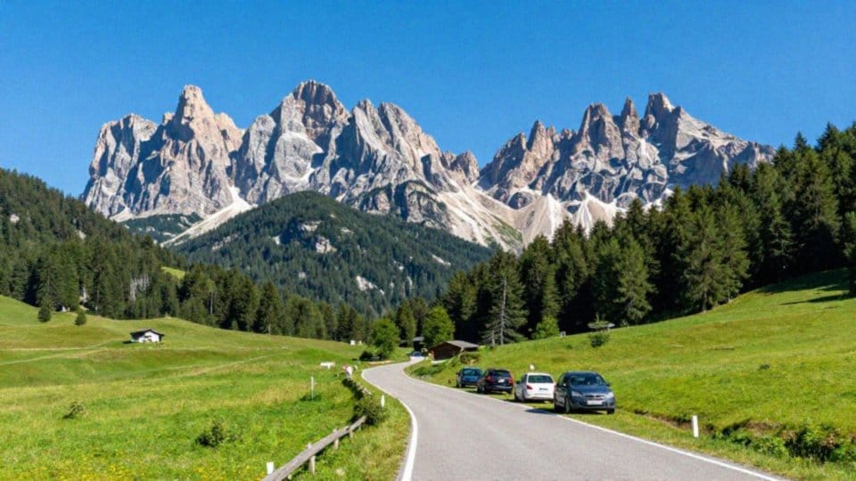 Jak dojechać do Dolomitów z Polski i zaplanować parkowanie?