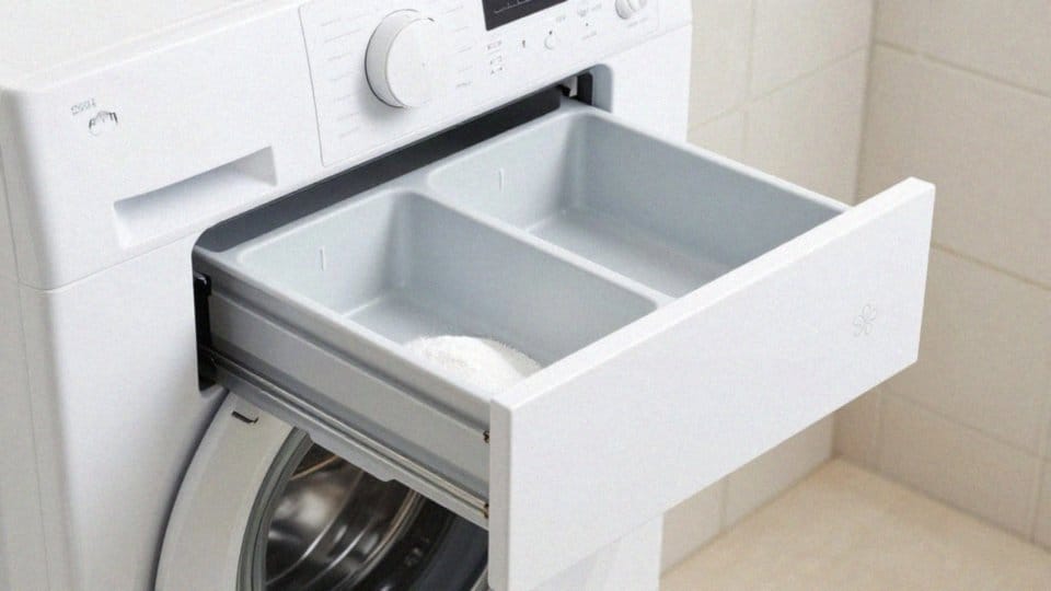 Gdzie wsypać detergent w szufladzie pralki?