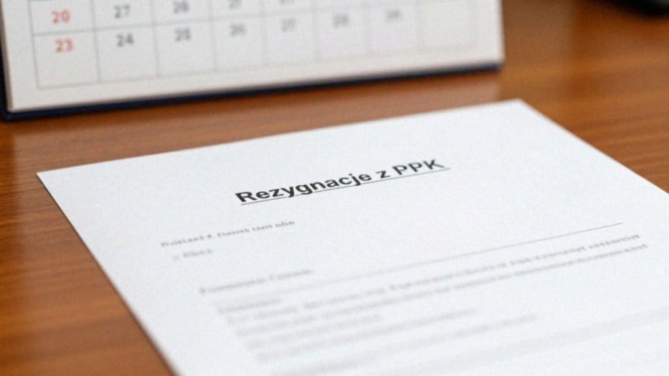 Po jakim czasie rezygnacja z PPK wygasa?
