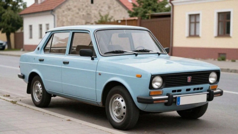 Ile wynosi rozstaw osi i masa własna Dużego Fiata?