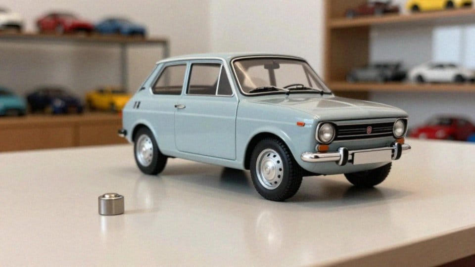 Czy model Fiat 125p ma ruchome i świecące detale?