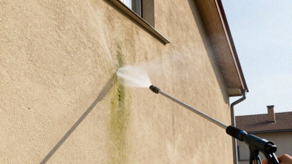 Jak czyścić elewację z baranka przed malowaniem?