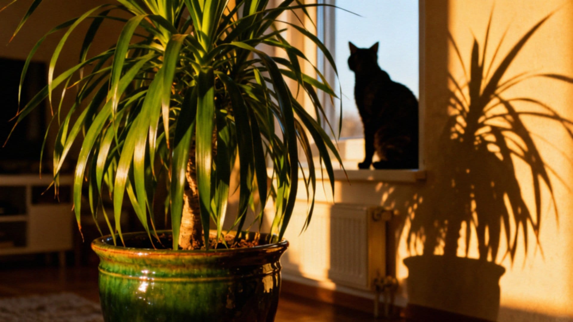 Dracena czy trująca dla kota? Objawy i pierwsza pomoc