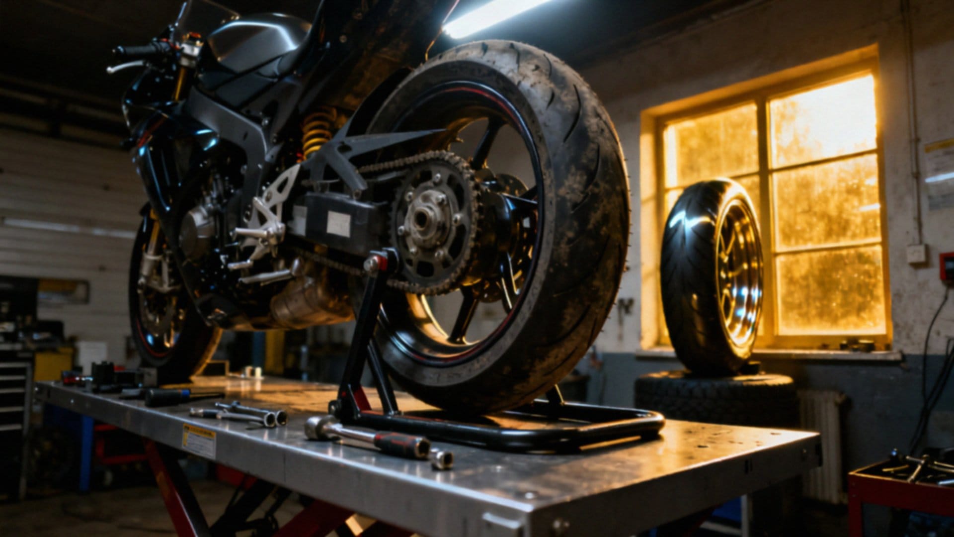 Jak wymienić oponę w motocyklu? Przewodnik krok po kroku